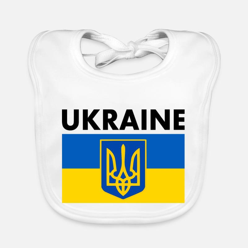 Ukraine Bavoir bio Bébé