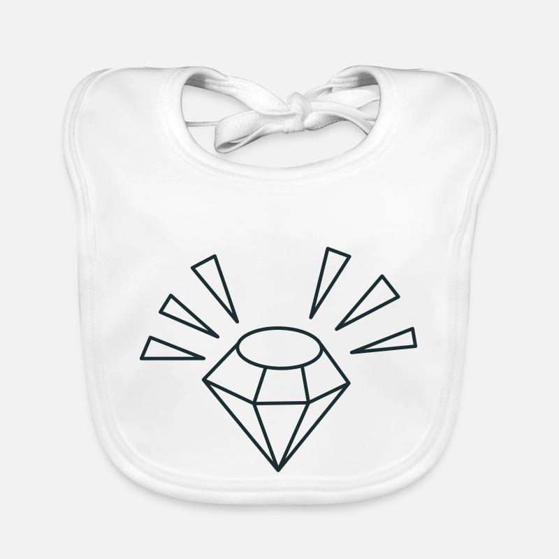 GEM with bright sparks Organic Baby Bibs