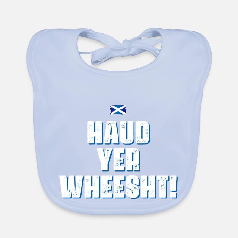 Haud yer wheesht Baby Bio-Lätzchen