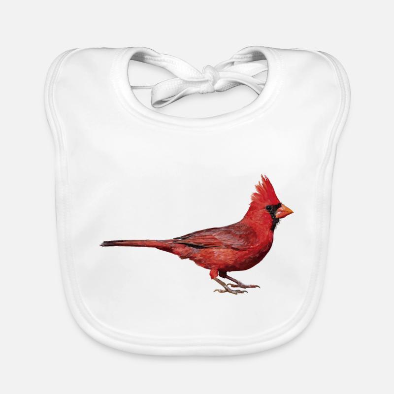 Nördlicher Kardinal Baby Bio-Lätzchen
