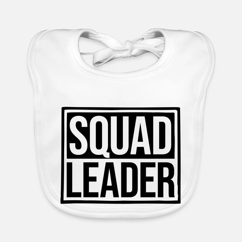 Conception du bouclier Squad Leader Bavoir bio Bébé