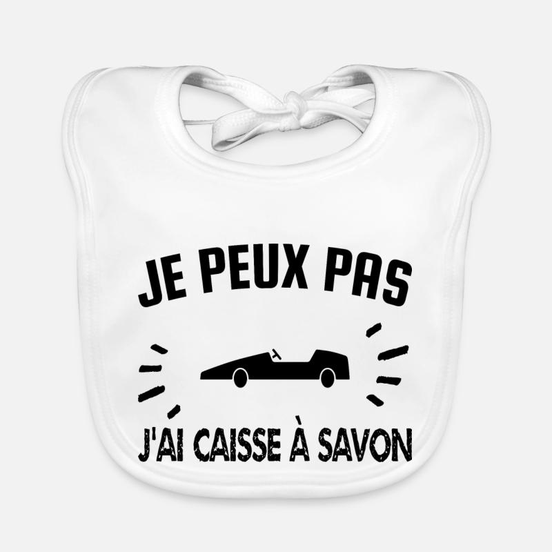 je peux pas j'ai caisse à savon Bavoir bio Bébé