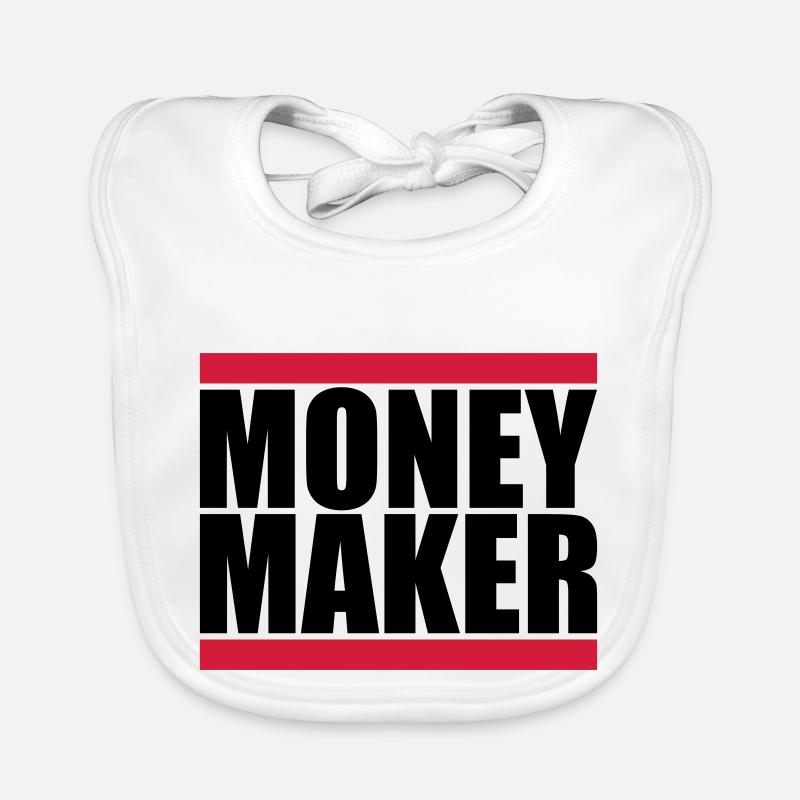 Bar Logo Money Maker Bavoir bio Bébé