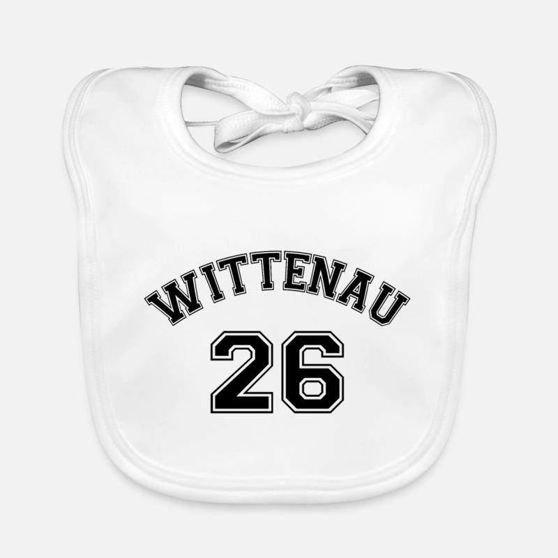 Wittenau 26 Berliner Bezirk Nostalgie Design Baby Bio-Lätzchen