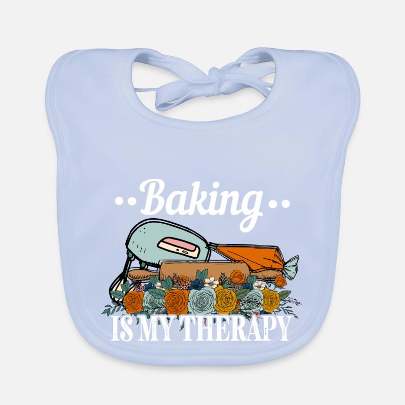 Baking Baker Baker Bakery Confectionery Cake Organic Baby Bibs