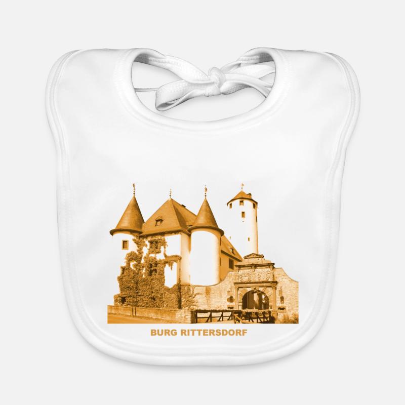 Rittersdorf Eifel Castle Bitburg Rhineland-Palatinate Organic Baby Bibs