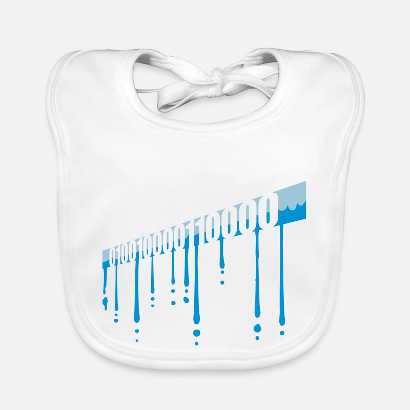 Binär Code Programm Sprache Baby Bio-Lätzchen