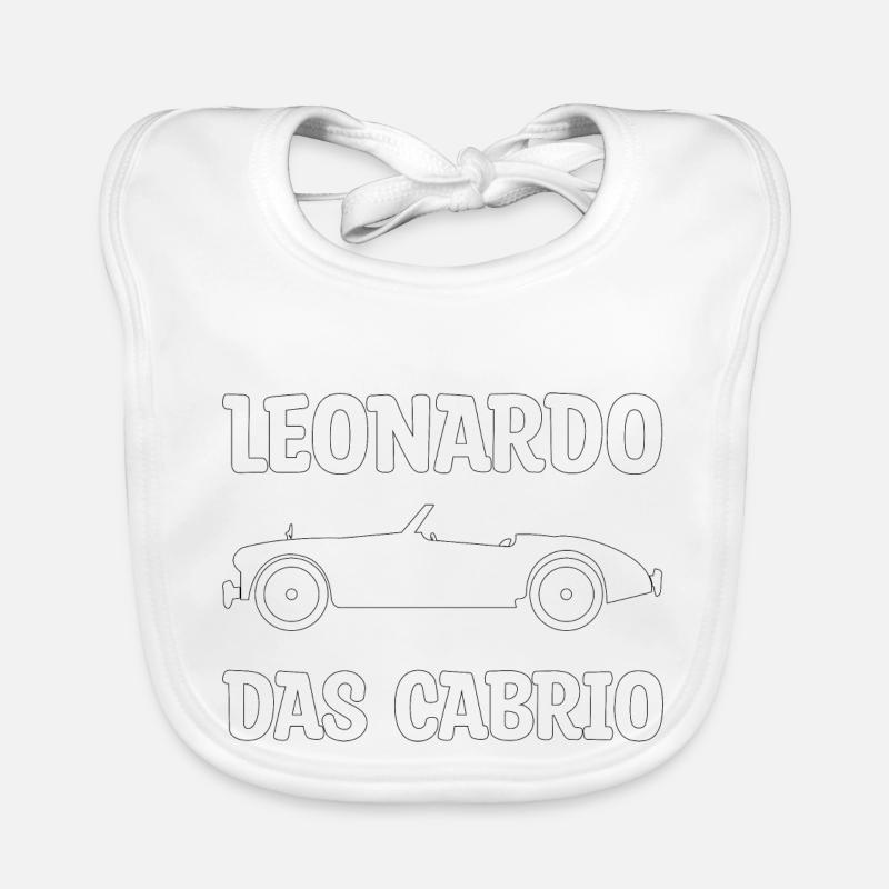 Leonardo das Caprio Geschenk Baby Bio-Lätzchen