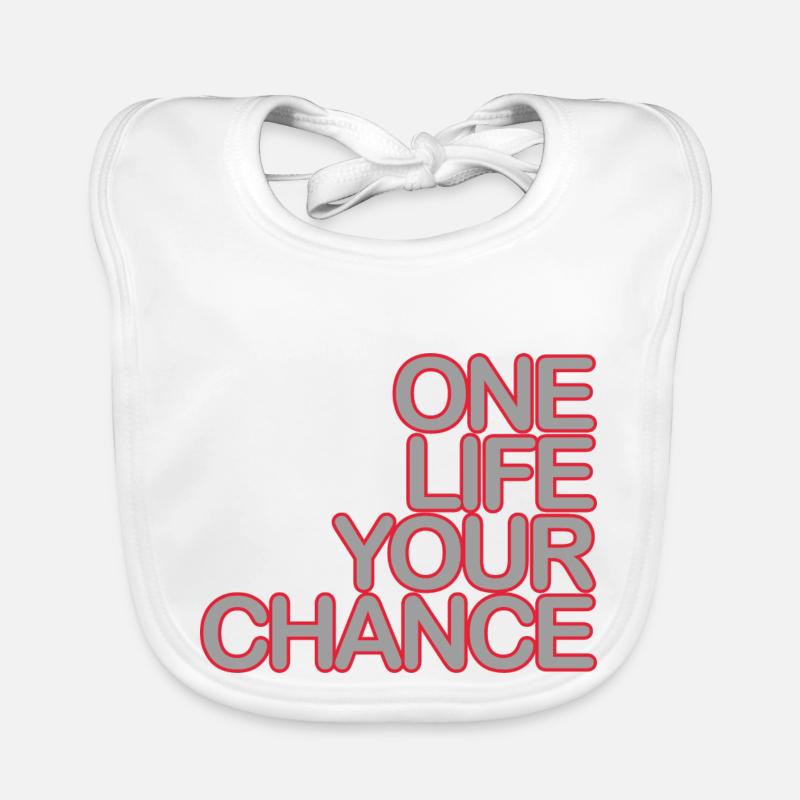 One LIFE your CHANCE 02grau Krot Baby Bio-Lätzchen