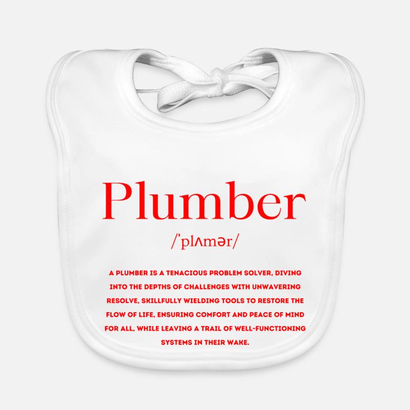 Plumber Definition Organic Baby Bibs