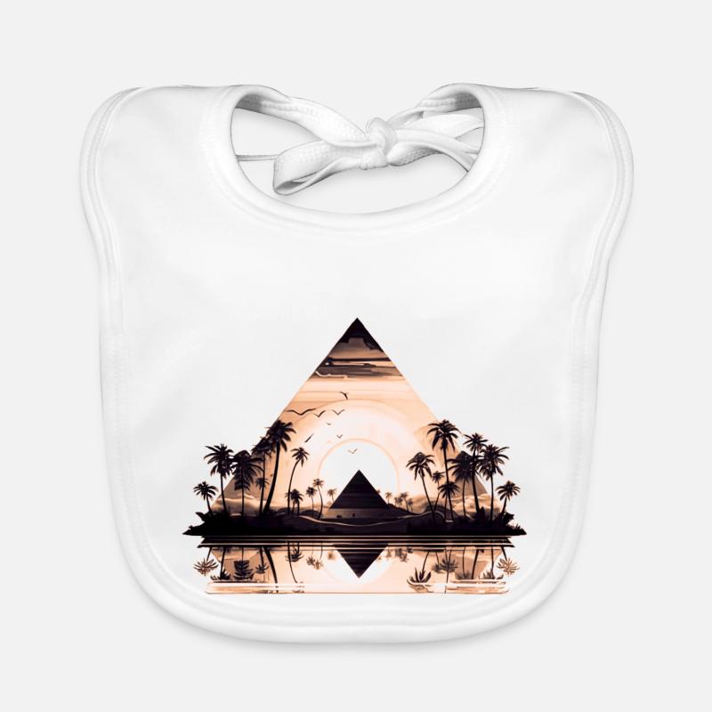 Egypte Egypte Isis Pharaons Pharaons Pyramide Afrique Bavoir bio Bébé
