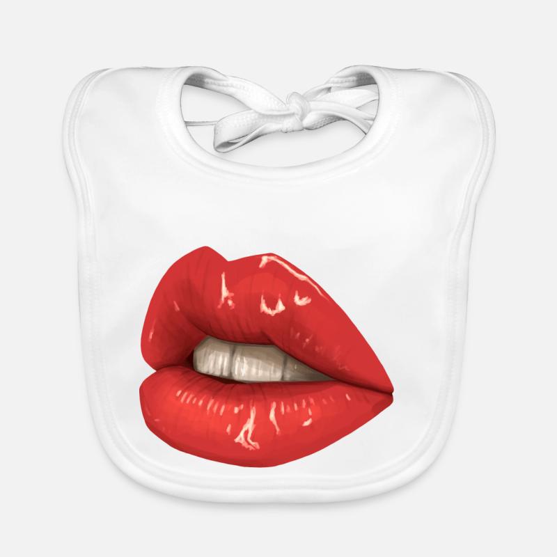 Lips Organic Baby Bibs