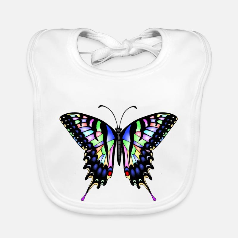 Papillon à queue d’aronde Bavoir bio Bébé
