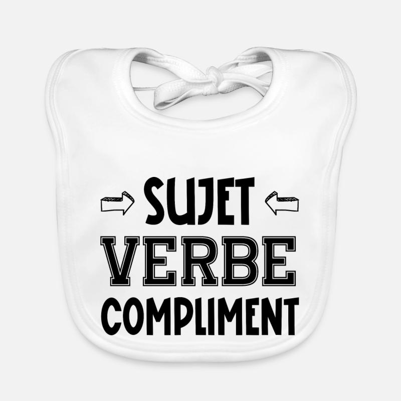sujet verbe compliment Bavoir bio Bébé