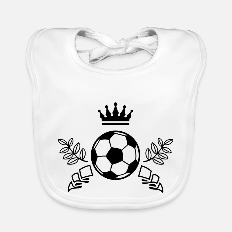 fußball symbol Baby Bio-Lätzchen