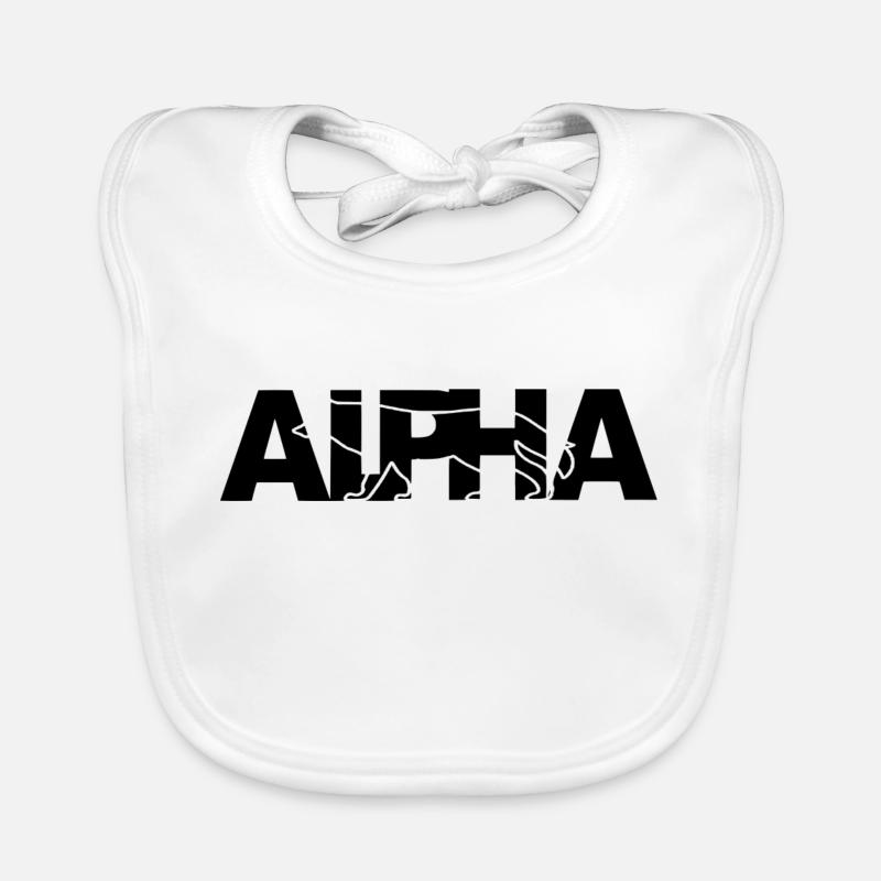 ALPHA WOLF Baby Bio-Lätzchen