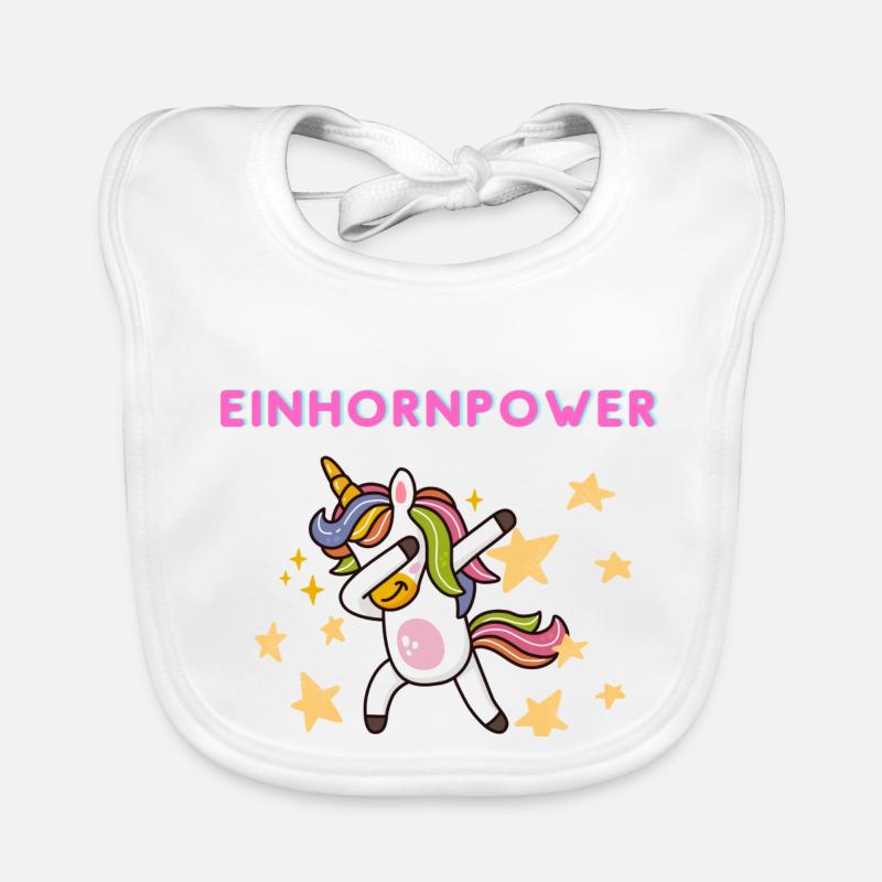 Einhornpower Baby Bio-Lätzchen