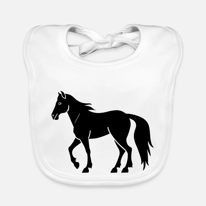 Cheval Bavoir bio Bébé