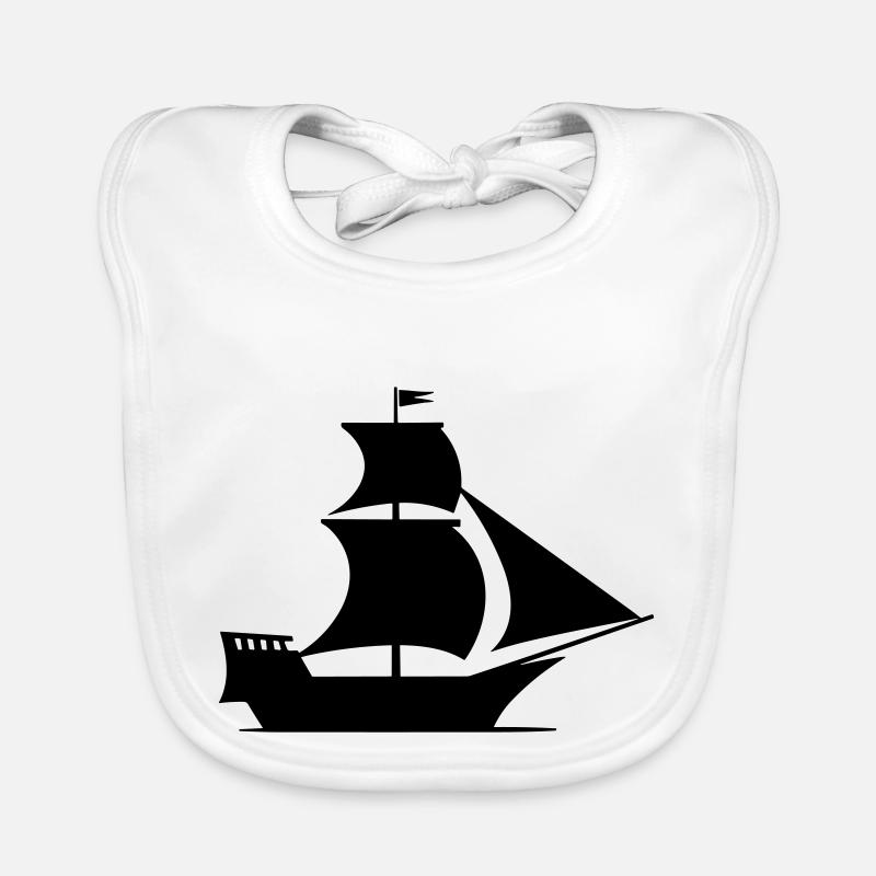 Bateau pirate Bavoir bio Bébé