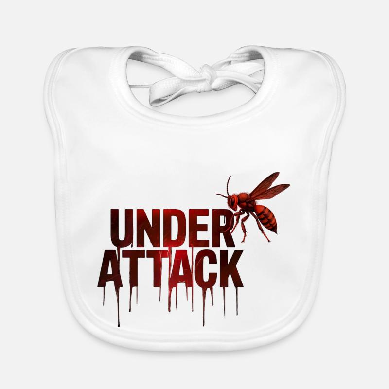 Sous attaque Bavoir bio Bébé