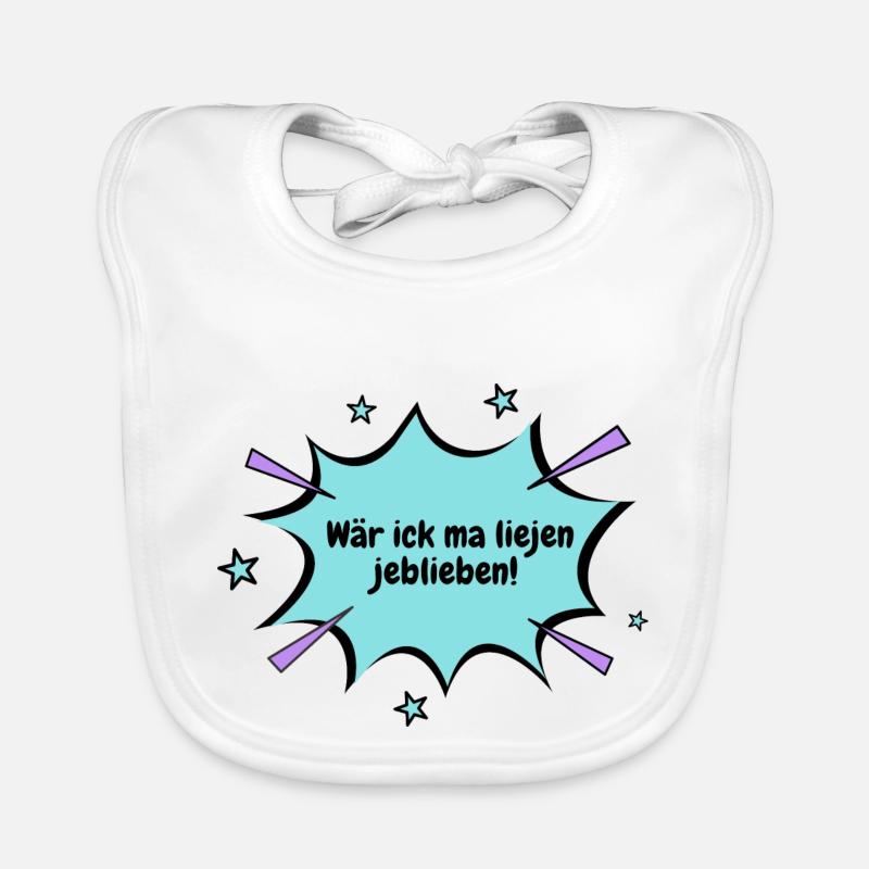 Berlin would have stayed with me Organic Baby Bibs