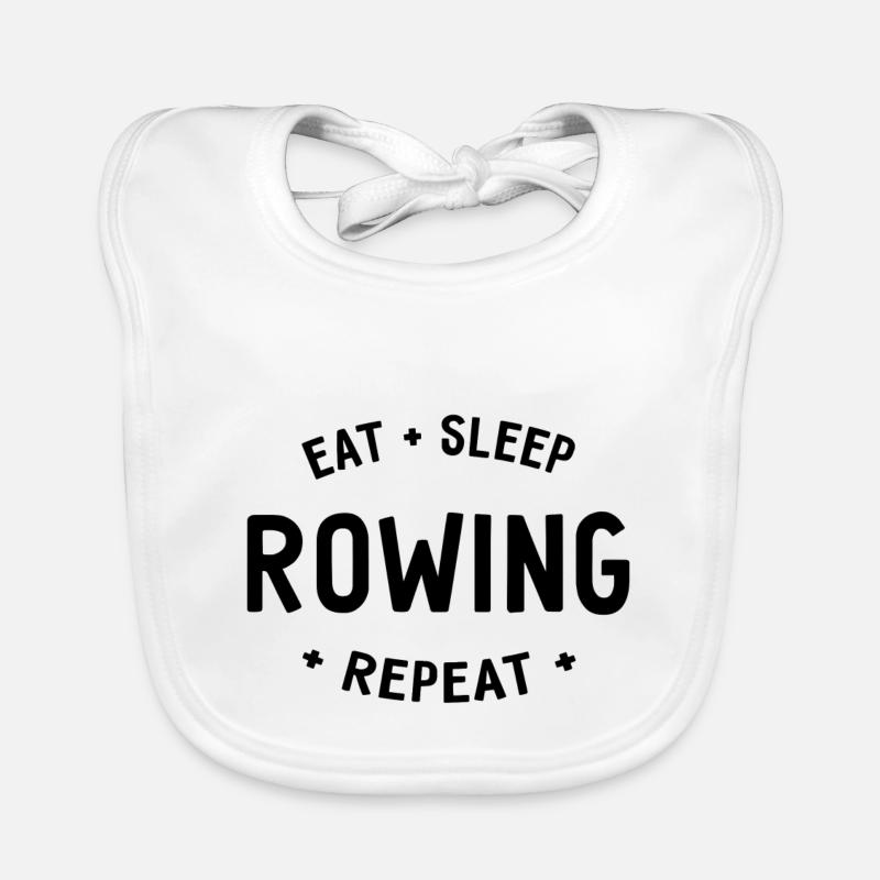 Manger dormir ramer Répéter - Aviron - Rameurs Bavoir bio Bébé