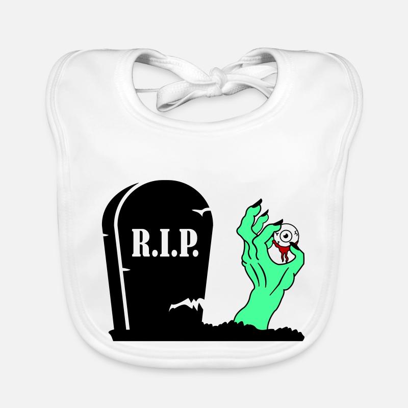 Monster Zombie Hand Baby Bio-Lätzchen