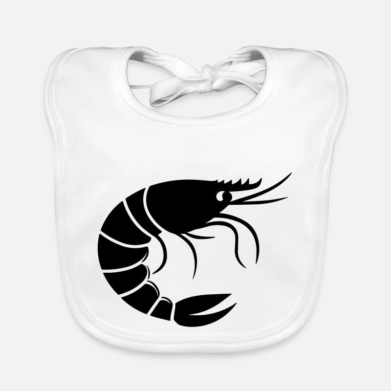 Shrimp Organic Baby Bibs