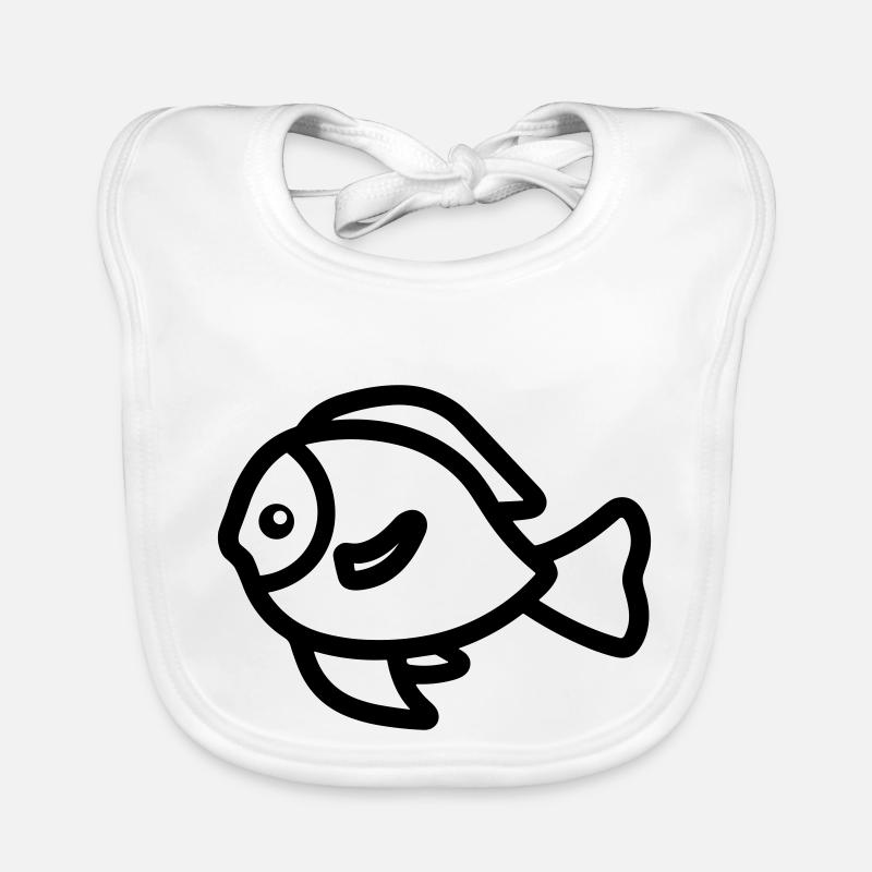 Poisson Bavoir bio Bébé