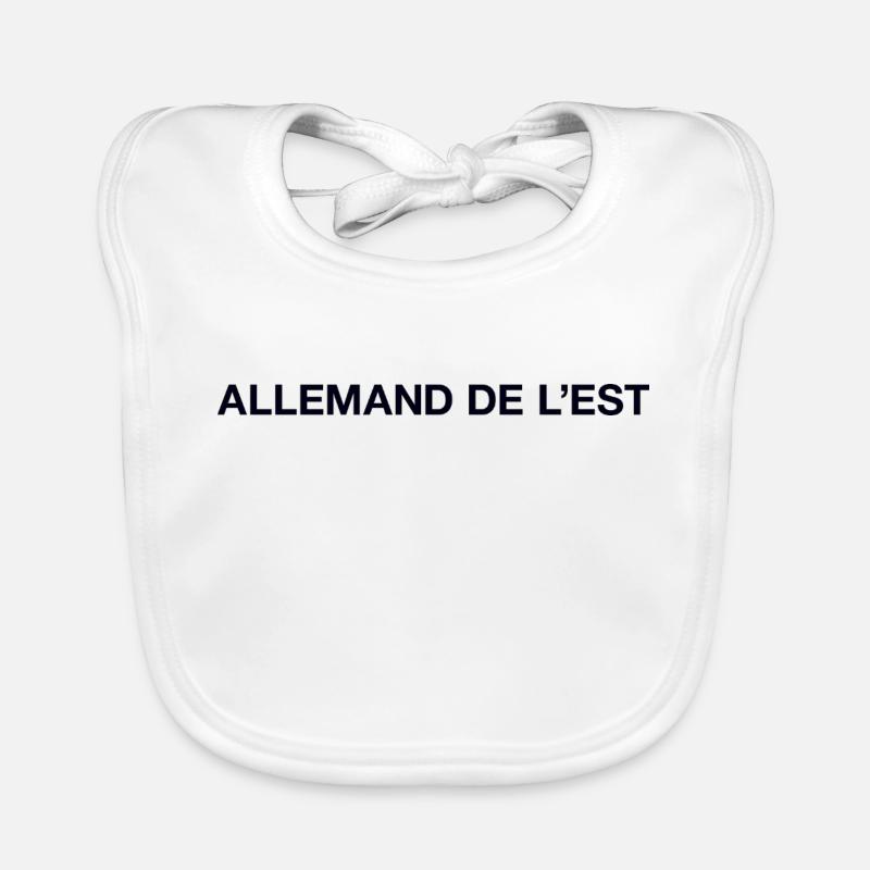 ALLEMAND DE L’EST Ossi est-allemand Bavoir bio Bébé