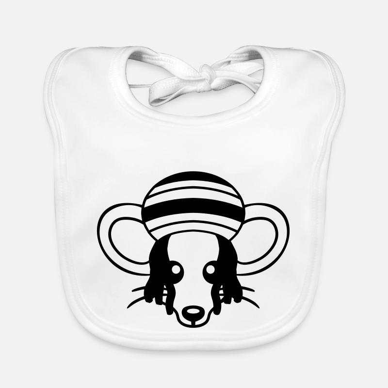 Souris Raggae Jamaica Chapeau Rasta Lure Chill Hat Bavoir bio Bébé