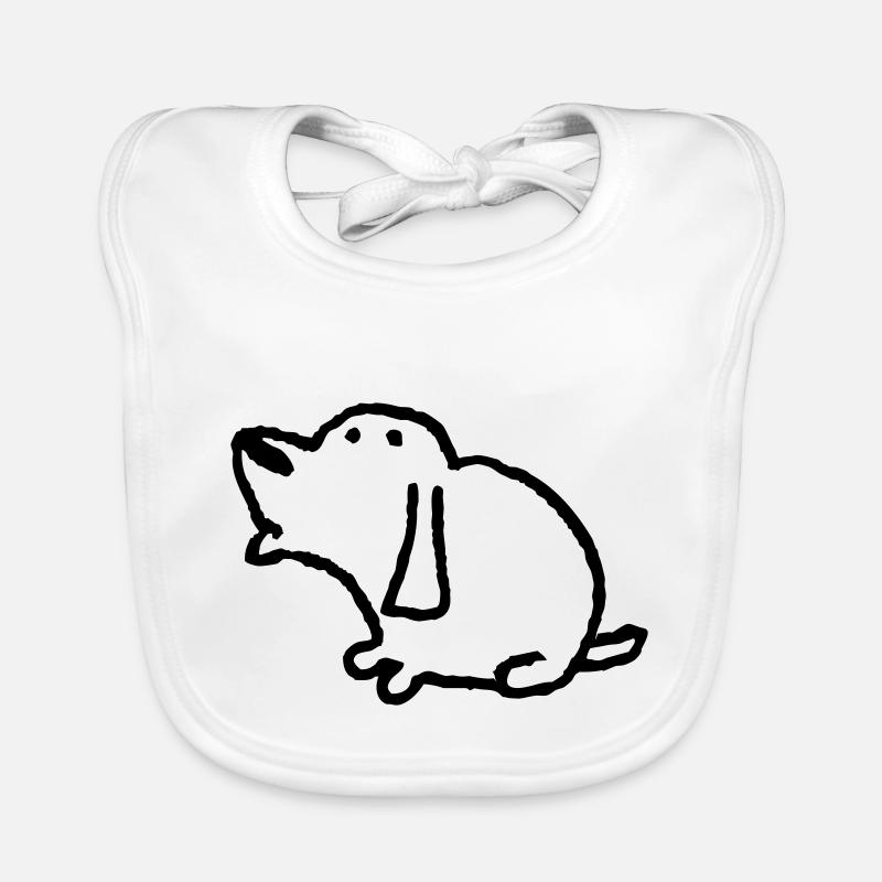 Kleiner Hund Baby Bio-Lätzchen