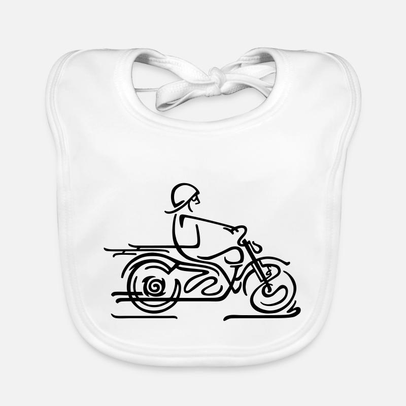 Motorrad Baby Bio-Lätzchen