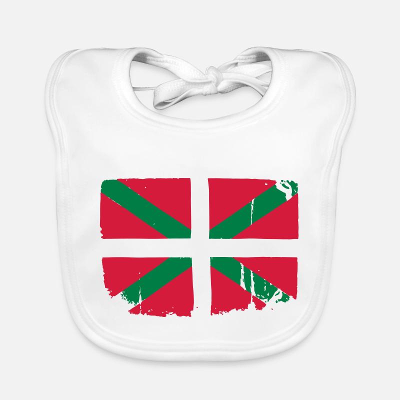 Drapeau Basque Bavoir bio Bébé