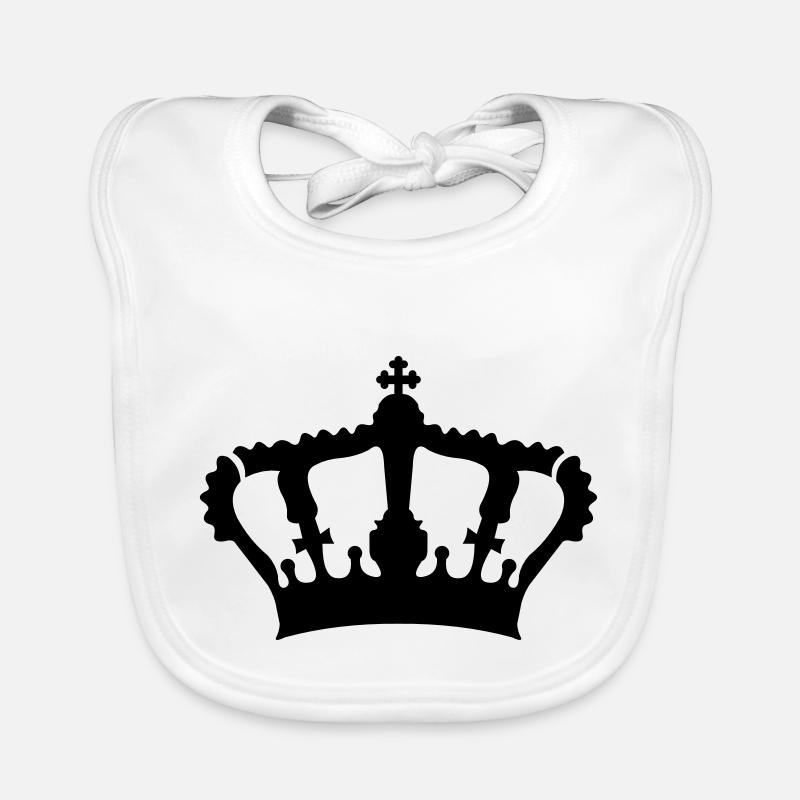 Krone / Crown Baby Bio-Lätzchen