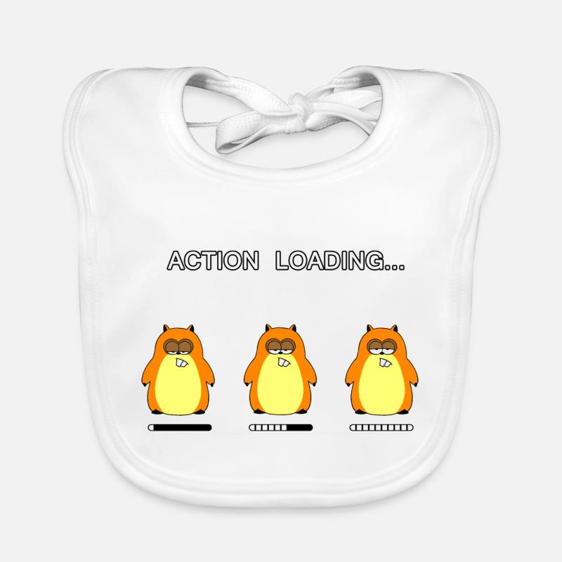 Action loading... (whiteline) Baby Bio-Lätzchen