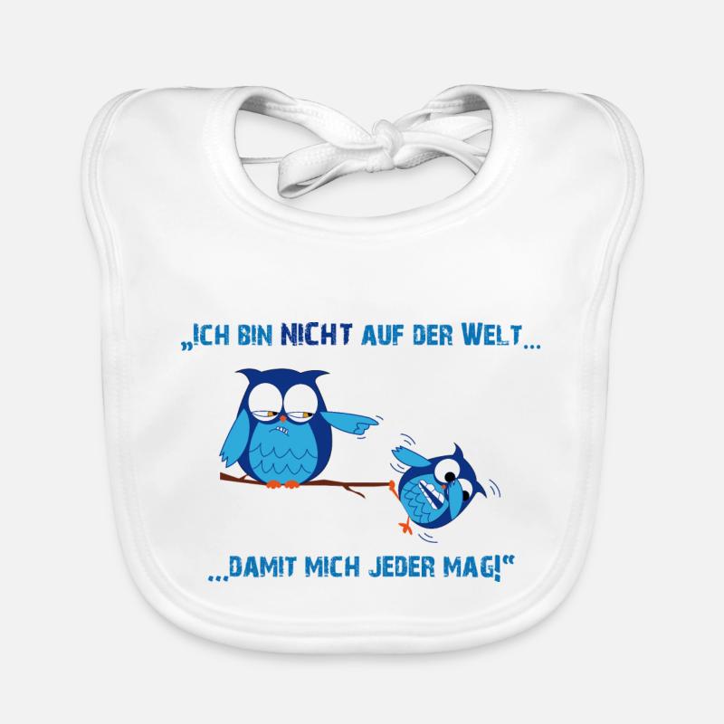 Böse Eule Baby Bio-Lätzchen