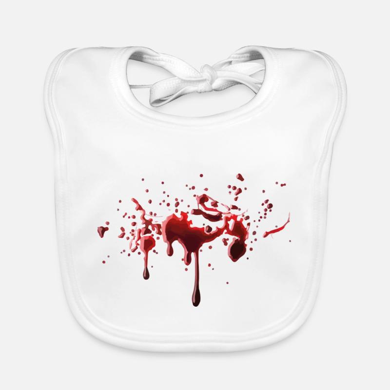 Blut - Halloween Baby Bio-Lätzchen