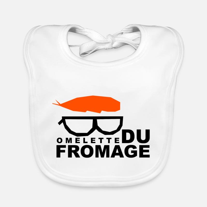 Omelette du fromage Organic Baby Bibs