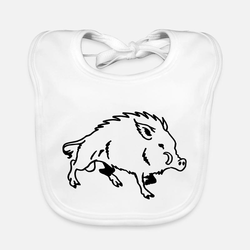 Sanglier Bavoir bio Bébé