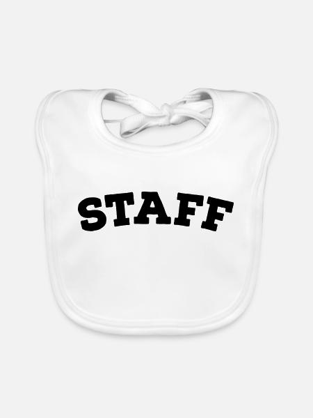 Staff - Baby Bio-Lätzchen - Weiß