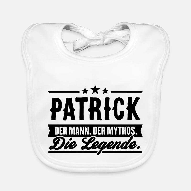 Mann Mythos Legende Patrick Baby Bio-Lätzchen