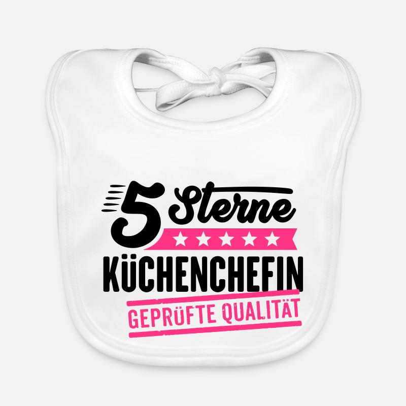 5Sterne Küchenchefin Baby Bio-Lätzchen