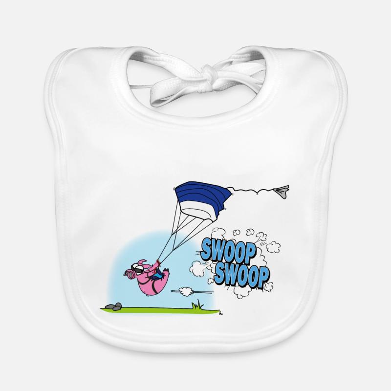 Swooping Poops Organic Baby Bibs