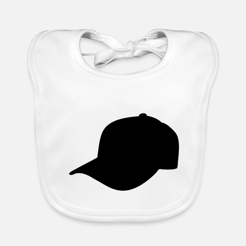 basecap schwarz links Baby Bio-Lätzchen