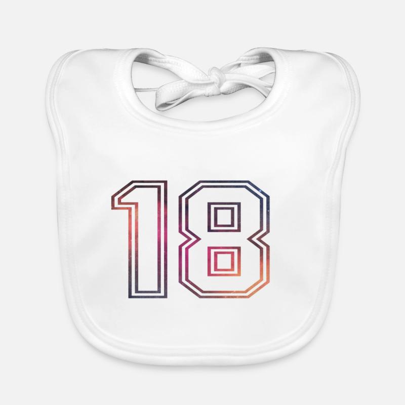 18 er Geburtstag Baby Bio-Lätzchen