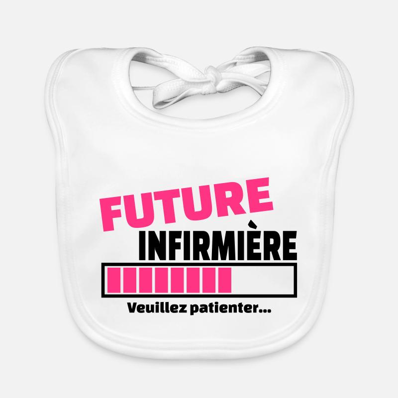 future infirmière Bavoir bio Bébé
