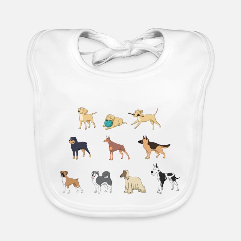 dog Organic Baby Bibs