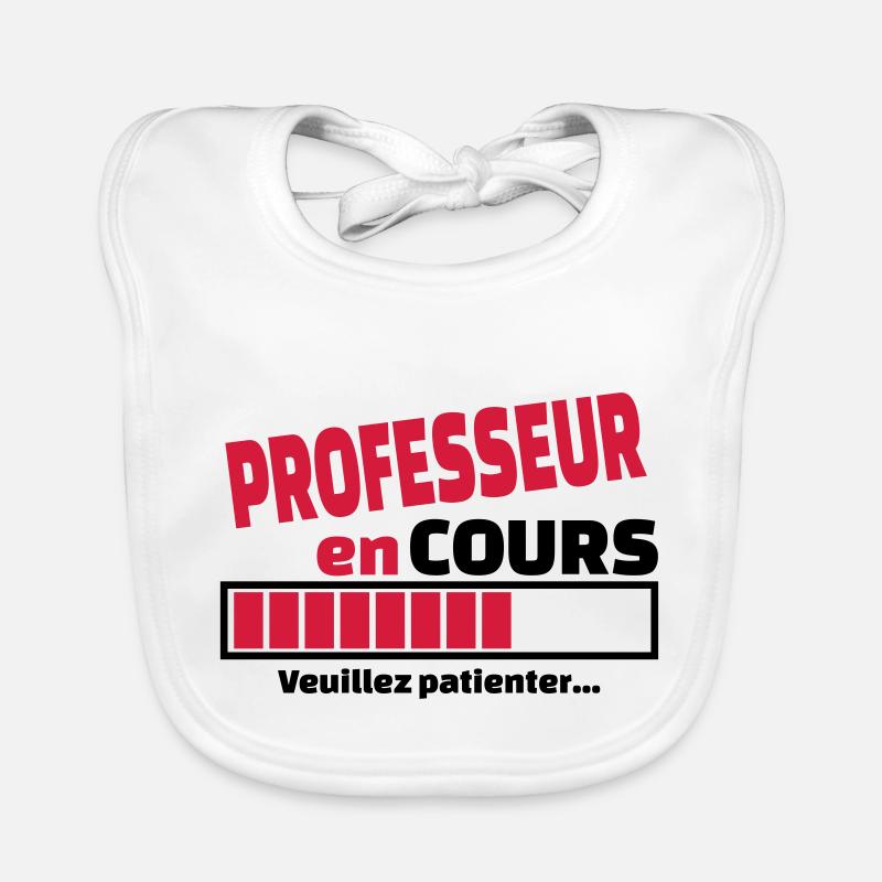 professeur en cours Bavoir bio Bébé