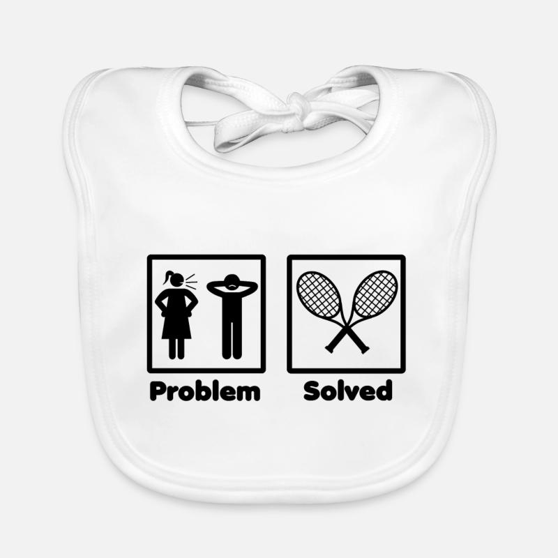 problem solved TENNIS Organic Baby Bibs